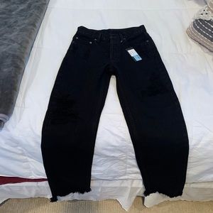 Emelia Overdye Black Jeans